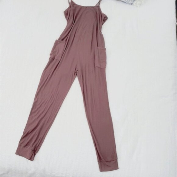 PAPER LABEL "Nicola" Jumpsuit In Hazelnut - Picture 4 of 7